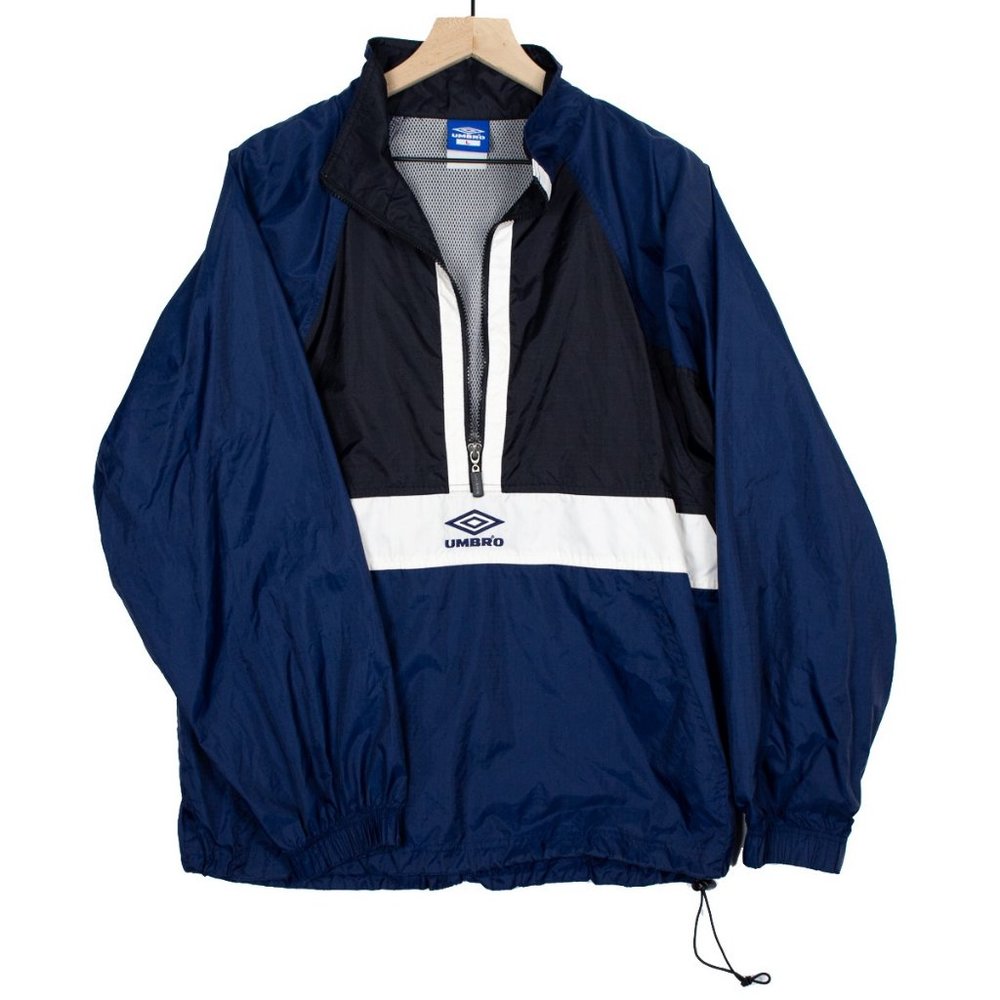 Umbro 1/2 Zip Pullover Anorak Windbreaker Jacket
